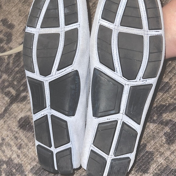 Salvatore Ferragamo baby blue suede drivers - Picture 7 of 12